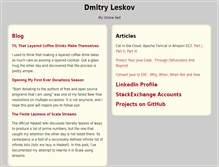 Tablet Screenshot of dmitryleskov.com